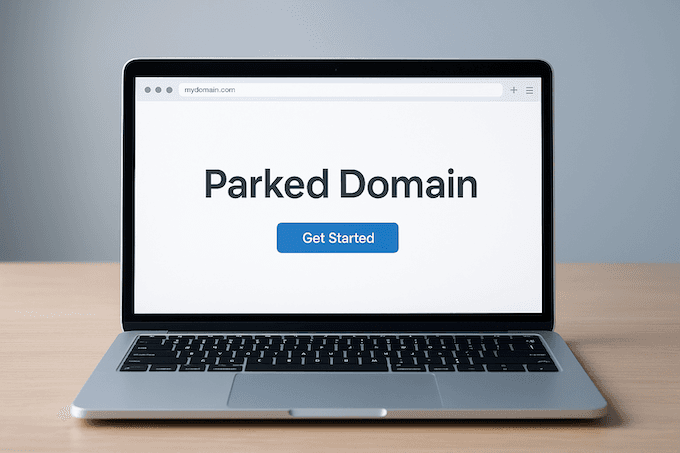 Create a Landing Page for Your Parked Domain